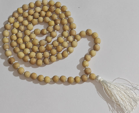 Top quality Neem wood beads mala for Japas and other rituals with free ...