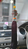 Tibetan Mantra Carved Prayer Wheel Car Hanging