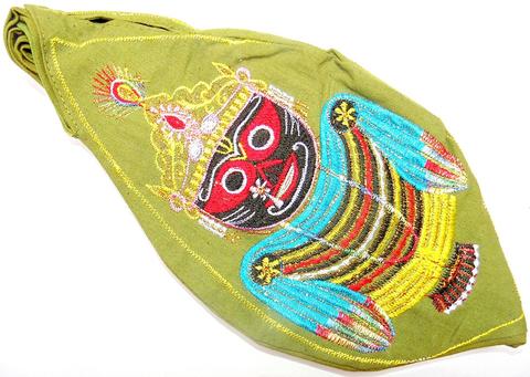 High Quality embroidered Sri Jagannath bhagwan gomukhi japamala bag