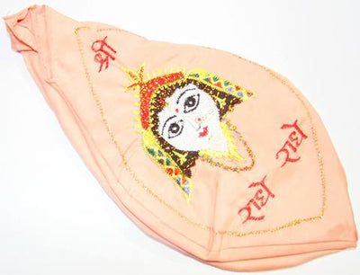 High quality embroidered Maa Radha gomukhi japamala bags