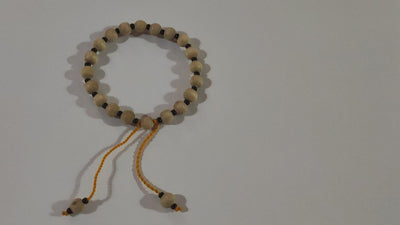 High quality Tulsi beads adjustable wristband