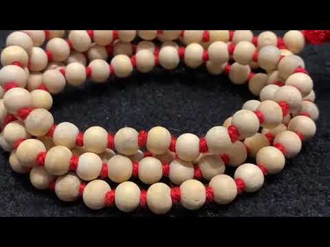 Bel (Bilva)wood beads mala premium quality with free Japa mala bag