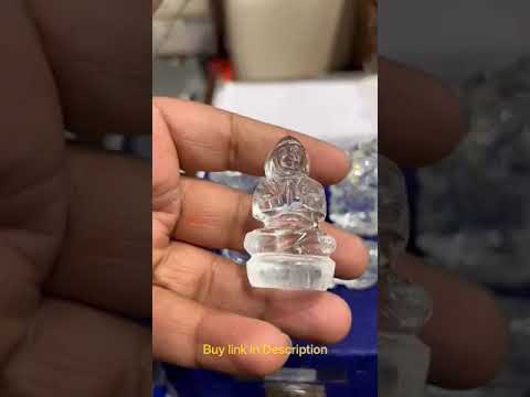 Crystal Shiv Parivar - Family of Lord Shiva idol set in pure Crystal