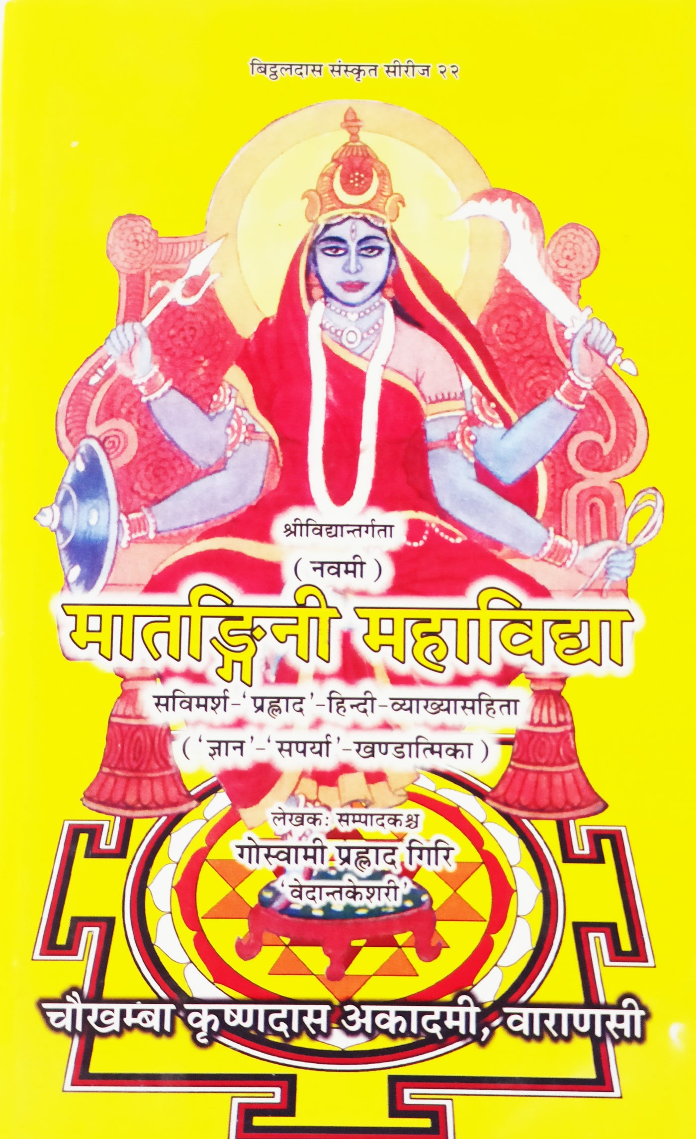 Matangi Mahavidya book ( मातङ्गी महाविद्या: ) - Devshoppe