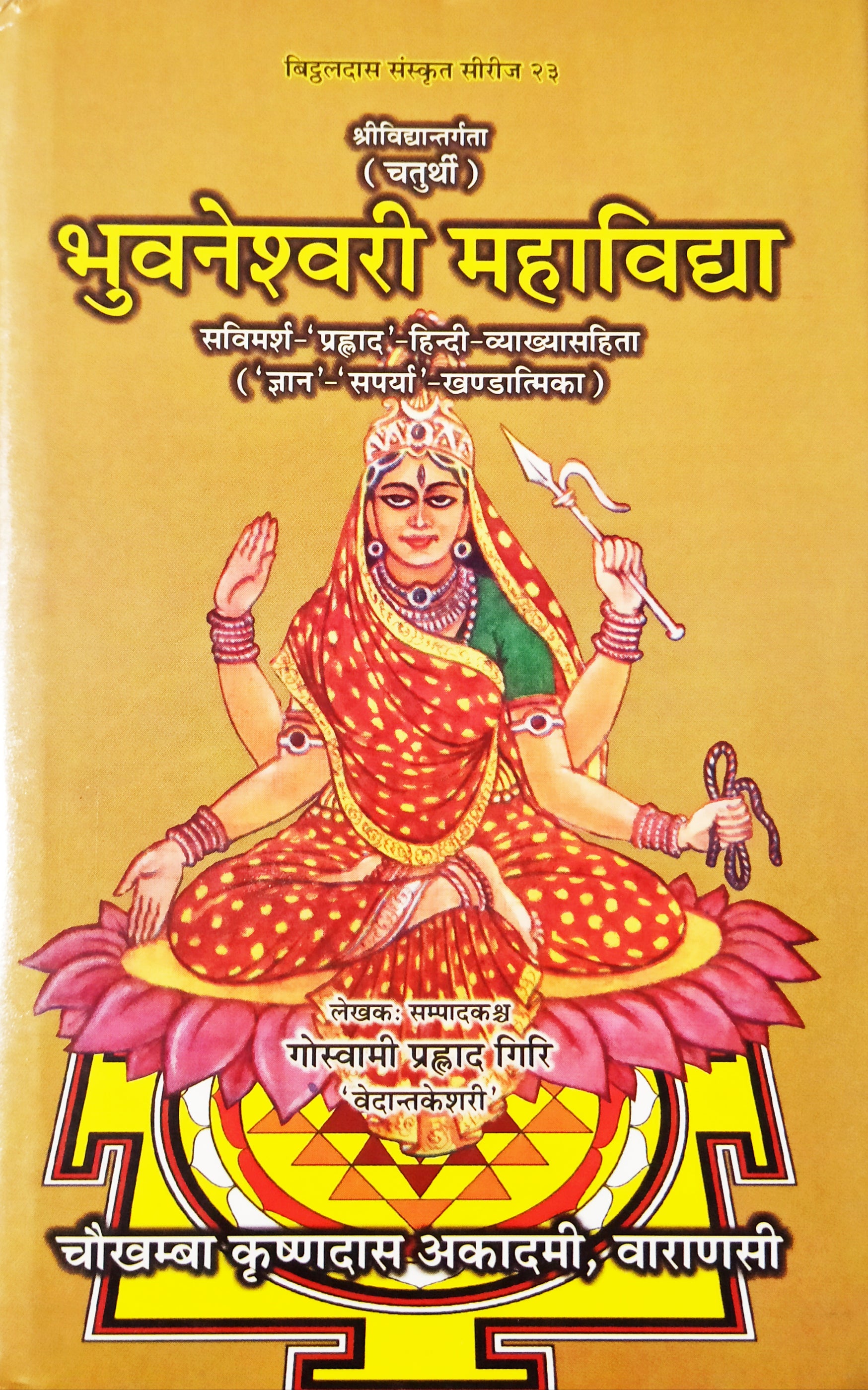 Bhuvaneshwari Mahavidya Book (भुवनेश्वरी महाविद्द्या) — Devshoppe