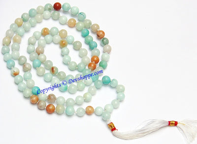 Amazonite mala of premium quality for Success and Abundance - Devshoppe