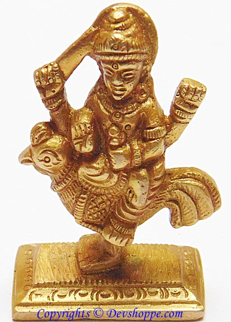 Bahuchara mata idol - Devi Who Rides a Rooster (Goddess Worshipped by transgenders) - Devshoppe