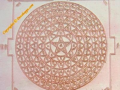 Sri Dashakshri Rudra pujan yantra - Devshoppe