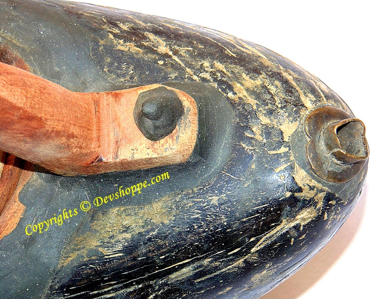 Rare Authentic Daryai Kamandal / Sadhu Kamandalam / Kamandalu Made up of Sea Coconut - Devshoppe