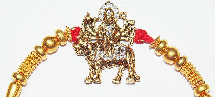 Maa Durga Raksha Sutra (Rakhi) band - Devshoppe