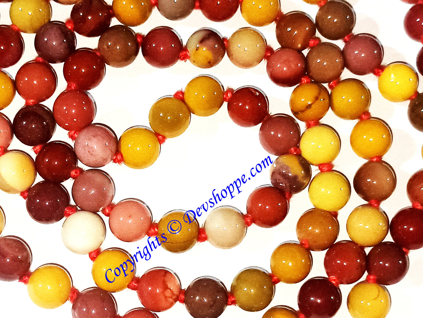 Mookaite Jasper mala of premium quality - Devshoppe