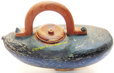 Rare Authentic Daryai Kamandal / Sadhu Kamandalam / Kamandalu Made up of Sea Coconut - Devshoppe