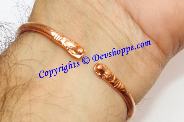 Solid Pure Copper Kada - High quality - Devshoppe