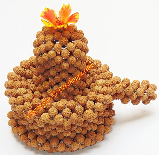 Very Rare Lord Shiva Shivling Shiva lingam made from Rudraksha Beads - Devshoppe