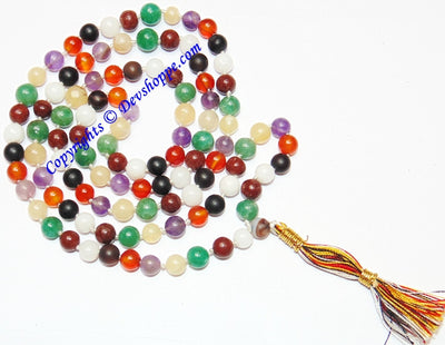 Dynamic Chakra prayer beads mala for balancing the body’s chakras - Devshoppe