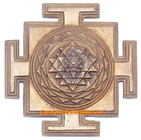 Exclusive 3D Divya Panchdhatu Maha Meru Sri Chakra Yantra - Enormous Power - Devshoppe