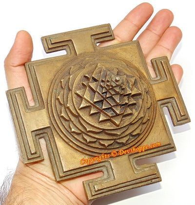 Exclusive 3D Divya Panchdhatu Maha Meru Sri Chakra Yantra - Enormous Power - Devshoppe