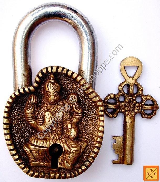 Goddess Lakshmi Temple Lock - Devshoppe