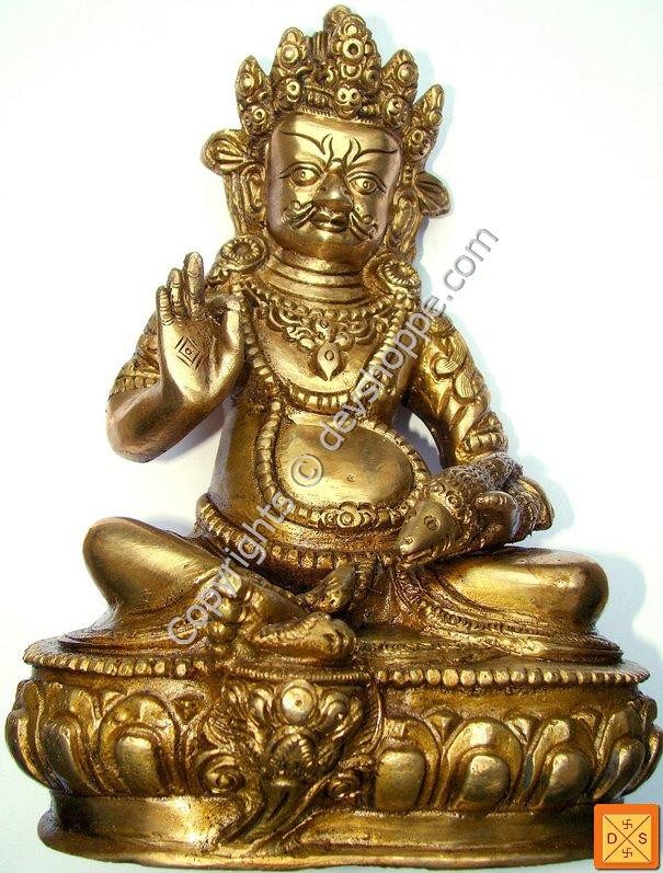 Lord Kuber idol in Brass - Devshoppe