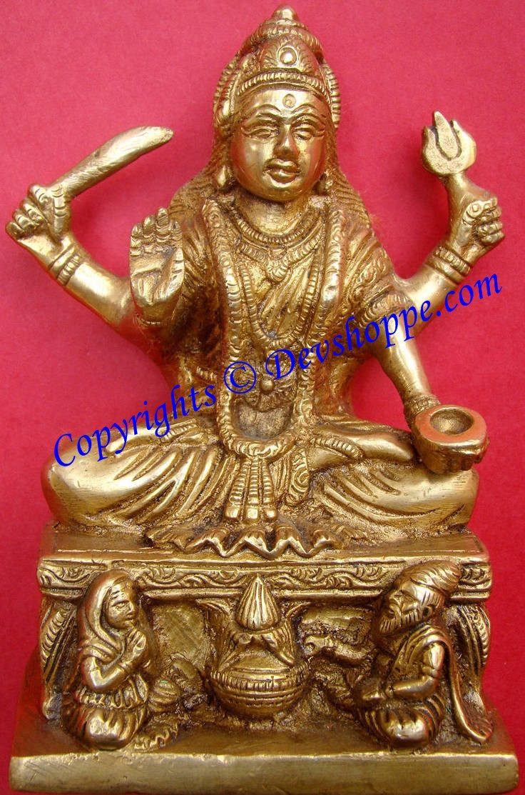 Maa Santoshi brass idol - Devshoppe