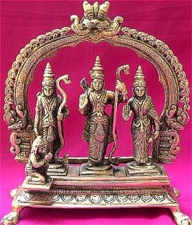 Ram Darbar idol in Mixed metal alloy - Devshoppe