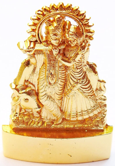 Set of ten small Radha Krishna idols for gifting purpose - Devshoppe