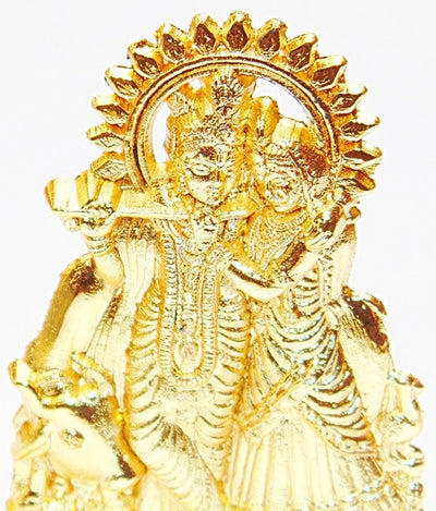 Set of ten small Radha Krishna idols for gifting purpose - Devshoppe