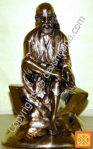 Sri Shirdi Sai Baba idol in Ashtadhatu - Devshoppe