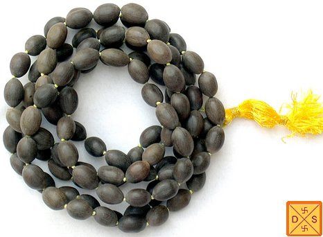 Kamal gatta (lotus seed) mala for Mahalakshmi japas and sadhana - Ordinary quality - Devshoppe