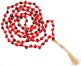 Red Chirmi mala for wealth and prosperity - Devshoppe