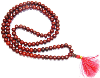 Rosewood Buddhist prayer mala for meditation 8 mm - Devshoppe