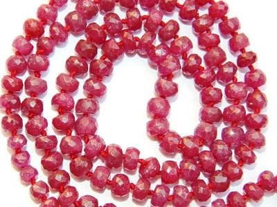 Ruby mala 108+1 beads for Surya - Devshoppe