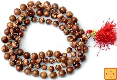 Sunstone mala to dispel fear and stress (Ordinary Quality) - Devshoppe