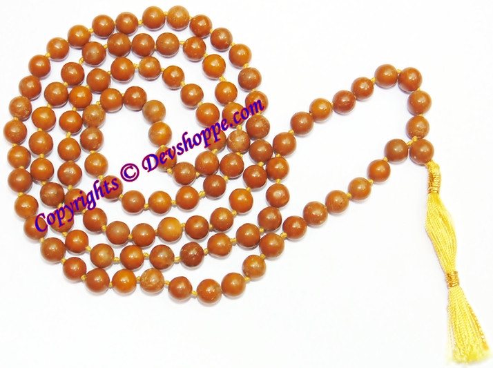 Yellow Jasper mala to shield you against negativity and depression - Devshoppe