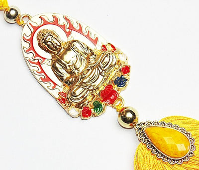 Beautiful Meditating Buddha hanging for Car, Wall, Door - Devshoppe