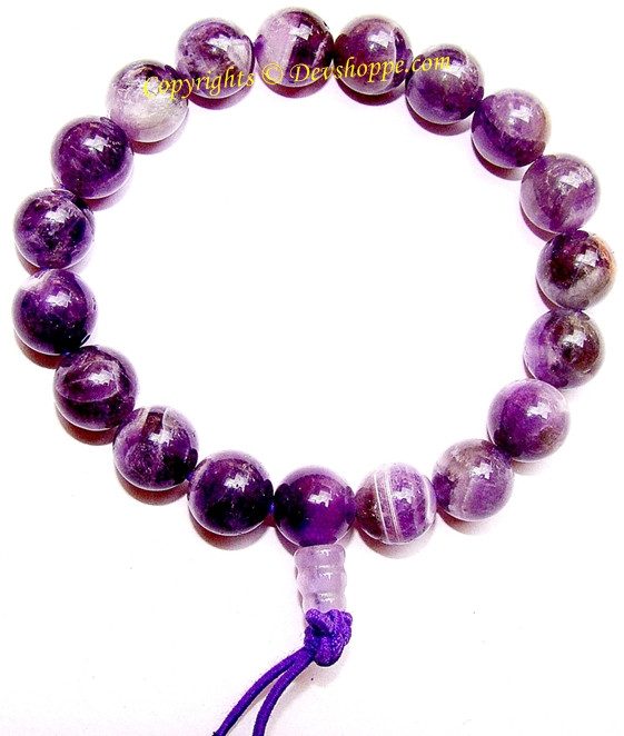 Amethyst Power bracelet for protection against psychic attacks and negative energy. - Devshoppe