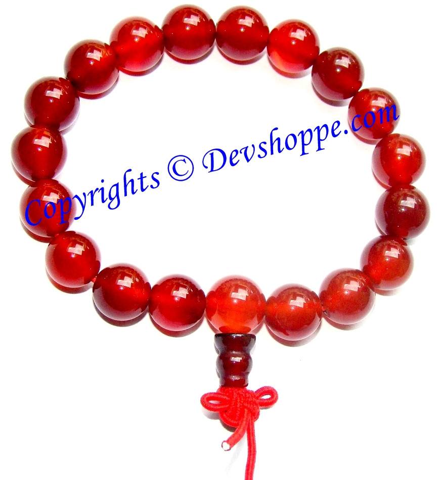 Carnelian Power bracelet for Goodluck , comfort and Protection - Devshoppe