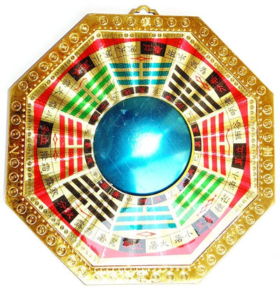 Feng Shui The Bagua (Pa Kua) Mirror- Manipulates the Negative Outside Energies - Devshoppe