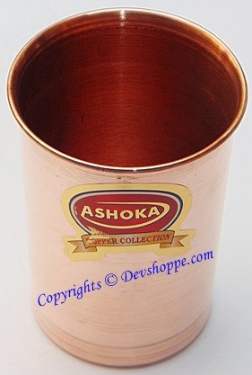 High Quality pure Copper glass for ayurveda healing - Devshoppe