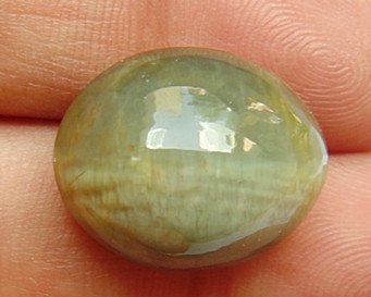 Lab Certified Natural Cat's eye Gemstone (Lehsunia) 29.20 Carats - Devshoppe