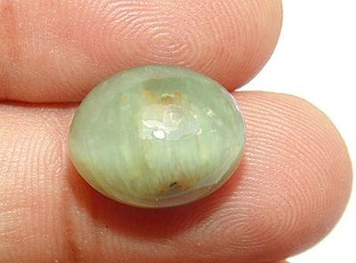 Lab Certified Natural Cats eye gemstone (Lehsunia) 12.37 Carats - Devshoppe