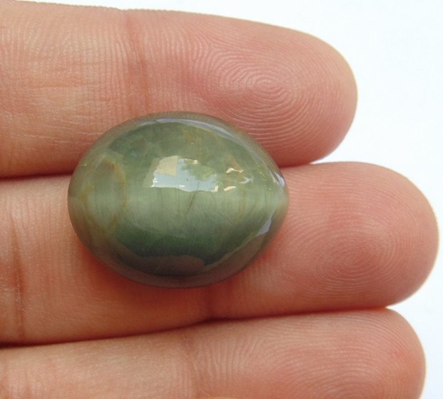 Lab Certified Natural Cats eye gemstone (Lehsunia) 35.40 carat - Devshoppe