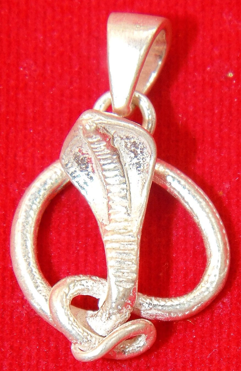 others religious jewellery god shiva s naag snake pendant in pure silver