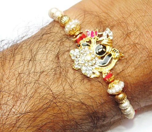 Shrinath ji Raksha Sutra (Rakhi) band for protection and goodluck - Devshoppe