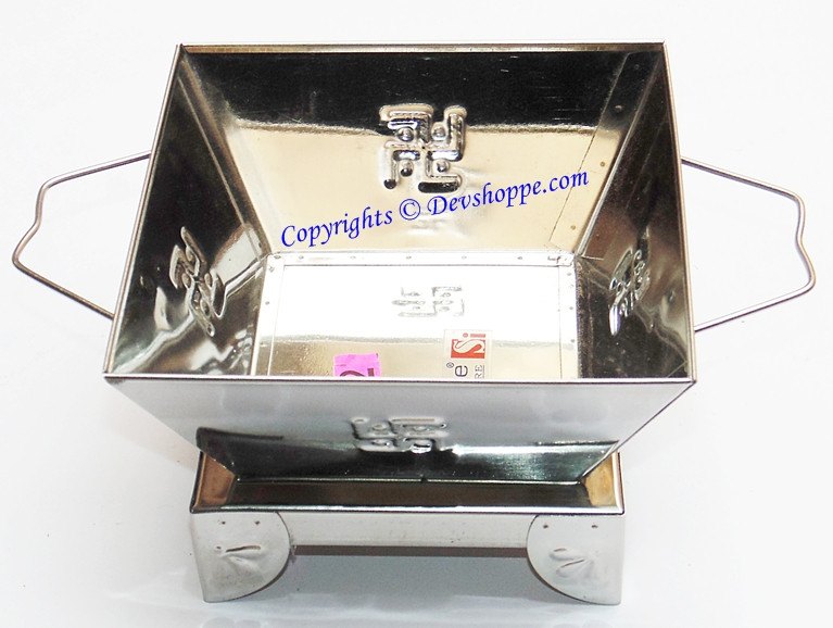 Stainless Steel Havan (hawan) kund - 5 inches - Devshoppe