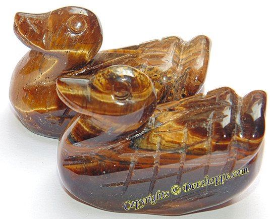 Tiger eye Mandarin ducks pair for Love and romance - Devshoppe