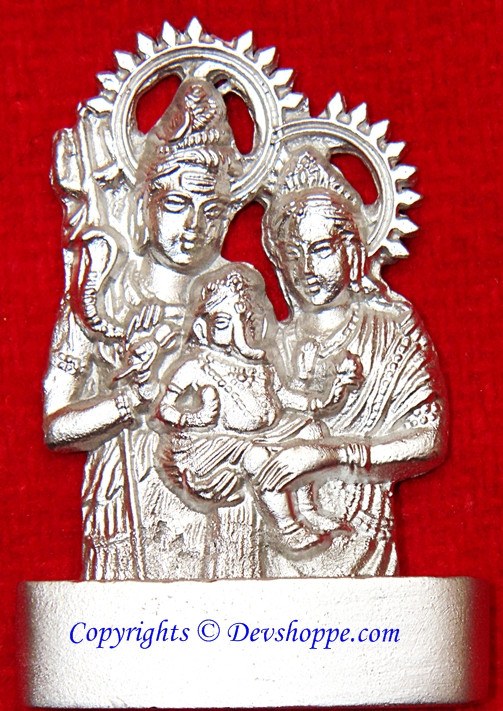 Parad Shiv Parivar idol (Family of Shiva) - Devshoppe