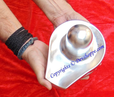 Parad Shivling / Parad Shivlingam of 11 kgs ( Size - 15 cms) - Devshoppe