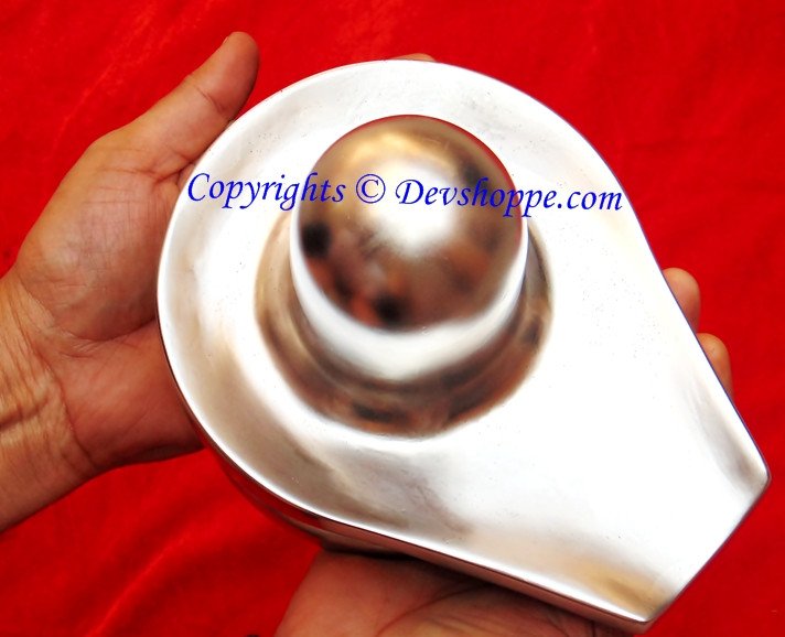 Parad Shivling / Parad Shivlingam of 11 kgs ( Size - 15 cms) - Devshoppe