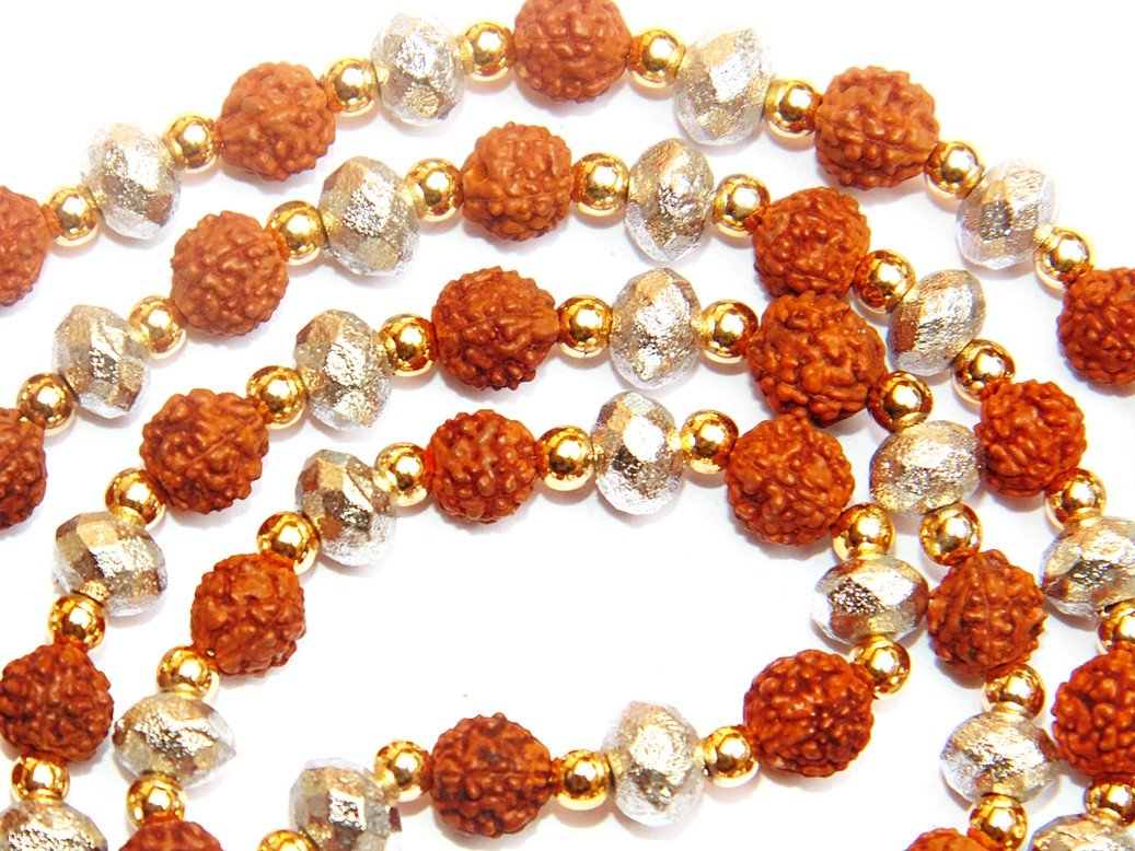 Rudraksha Parad combination mala for spiritual benefits, Super quality - Devshoppe